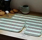 картинка Комплект салфеток из бамбука (3 размера) зеленый — Великий Путь