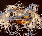 картинка Рождественские огни "Занавес" 2м*2м (440ламп), теплый белый, белый провод, уличная/30шт — Великий Путь